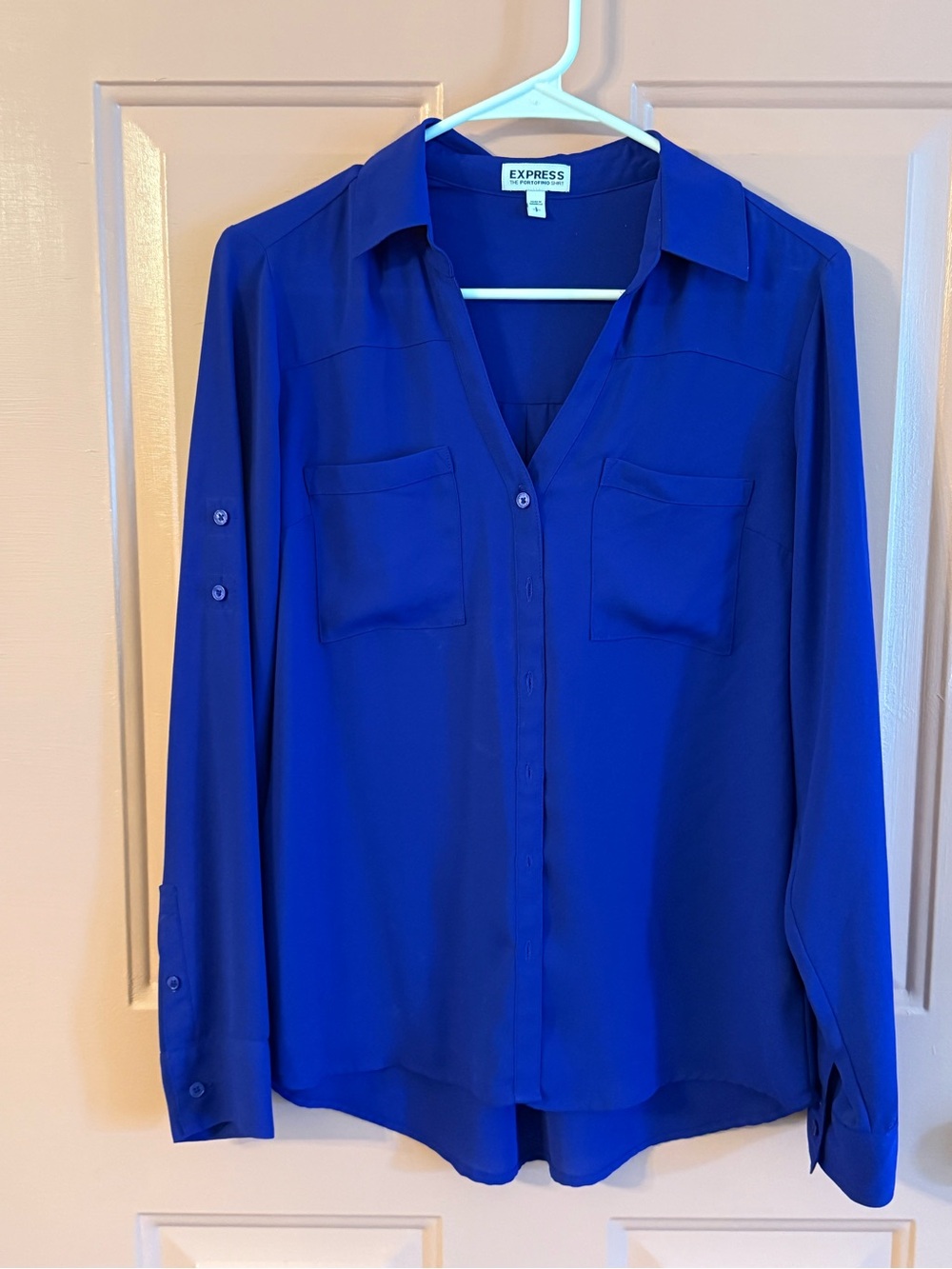 Express Bright Purple Portofino Shirt